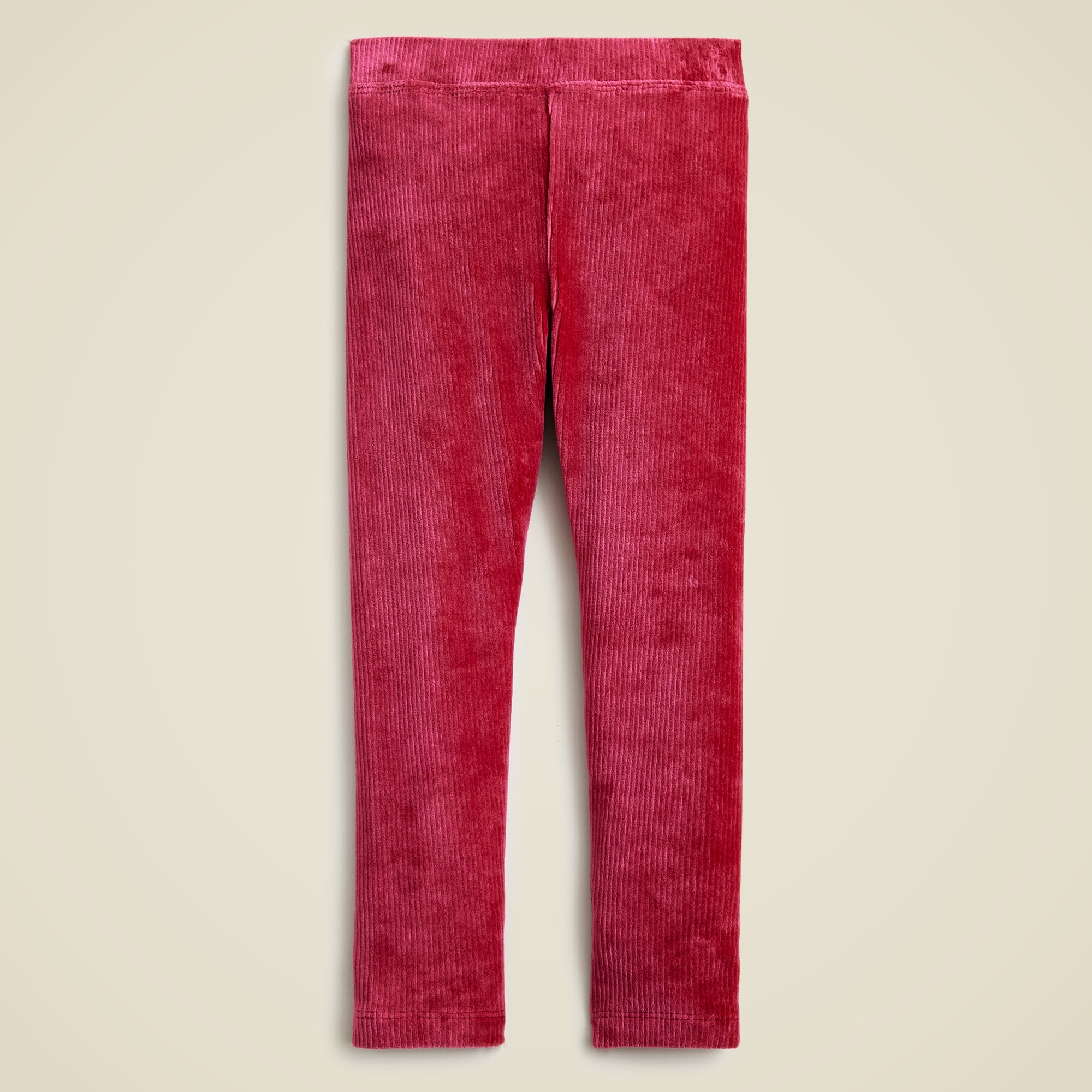  Girls' stretch corduroy leggings