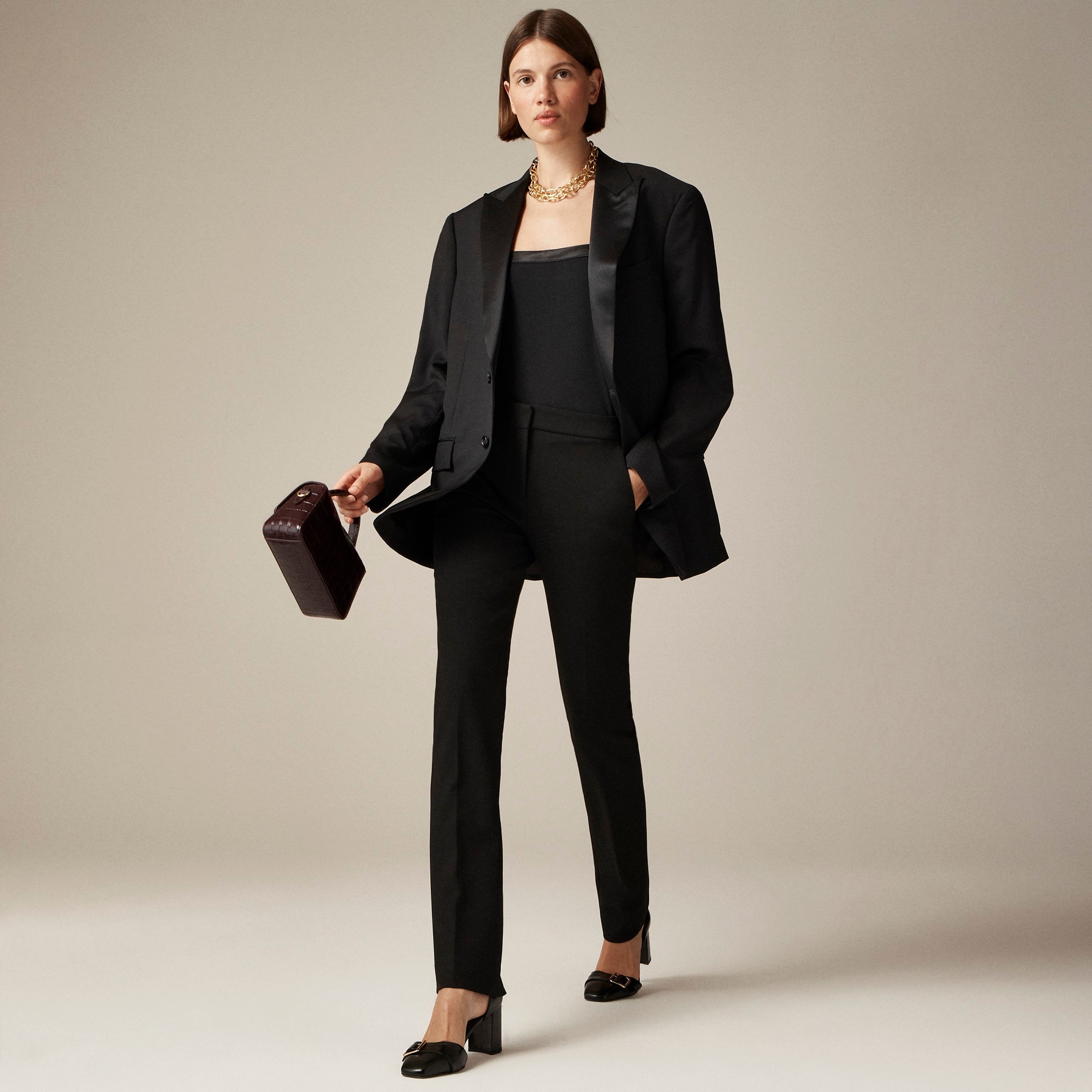 womens Going-out slim pant in four-season stretch