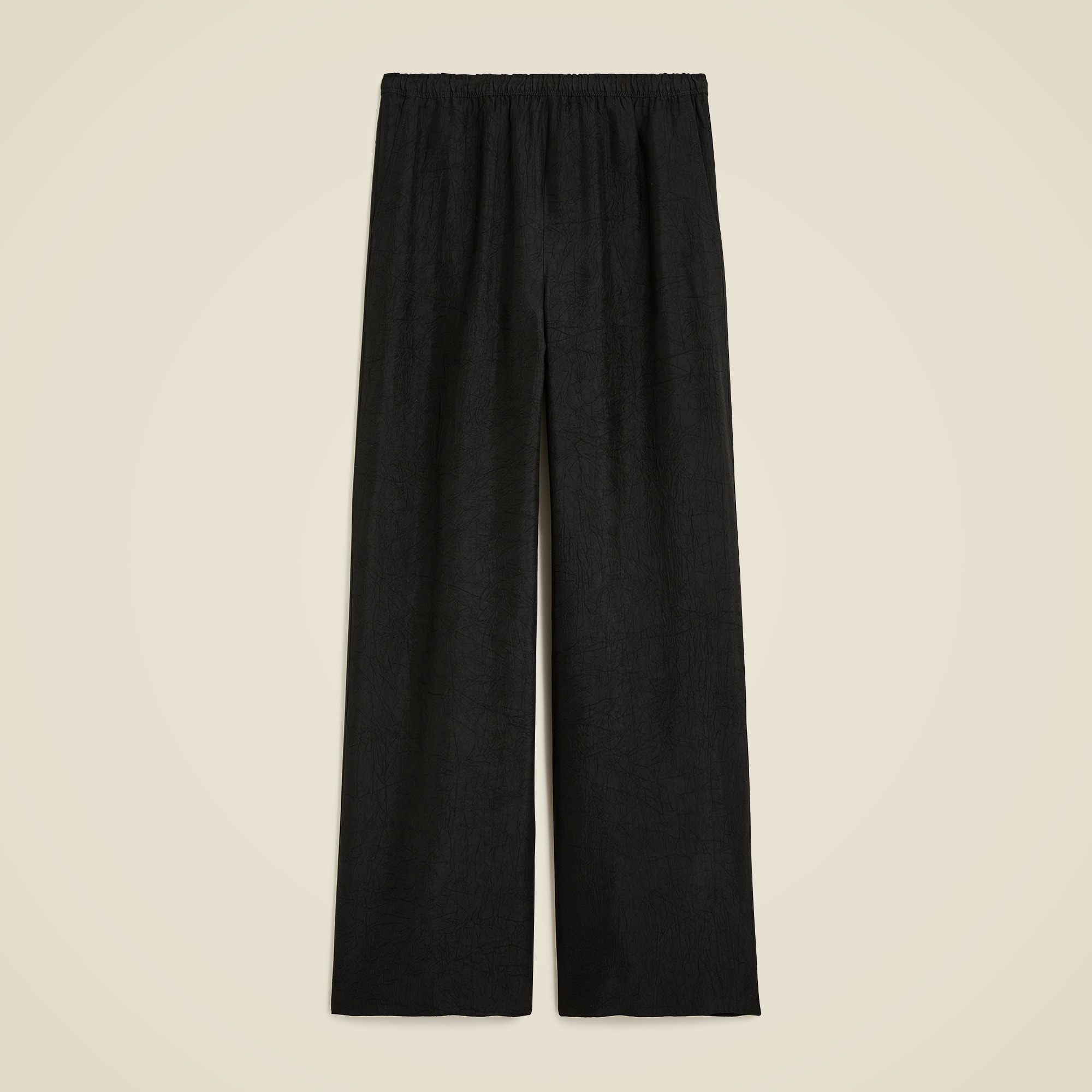 womens Petite Stratus pant in textured satin