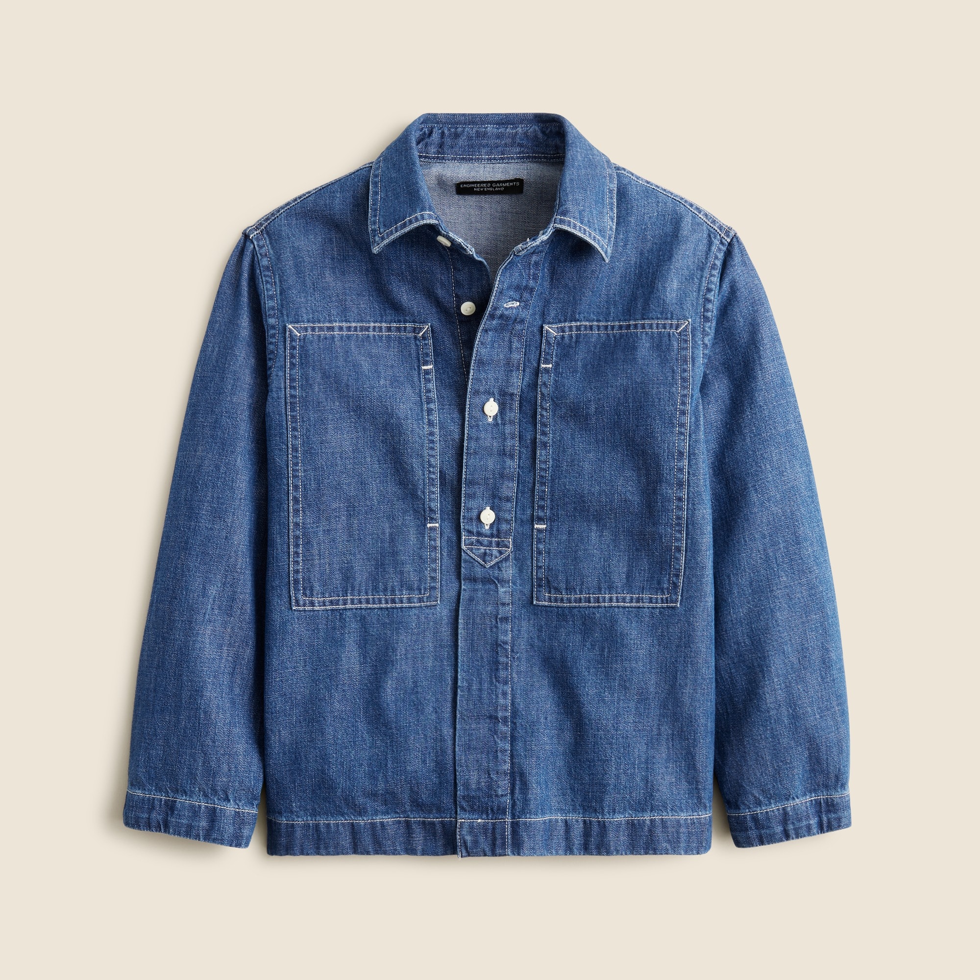 boys Kids' limited-edition Engineered Garments X Crewcuts denim utility shirt