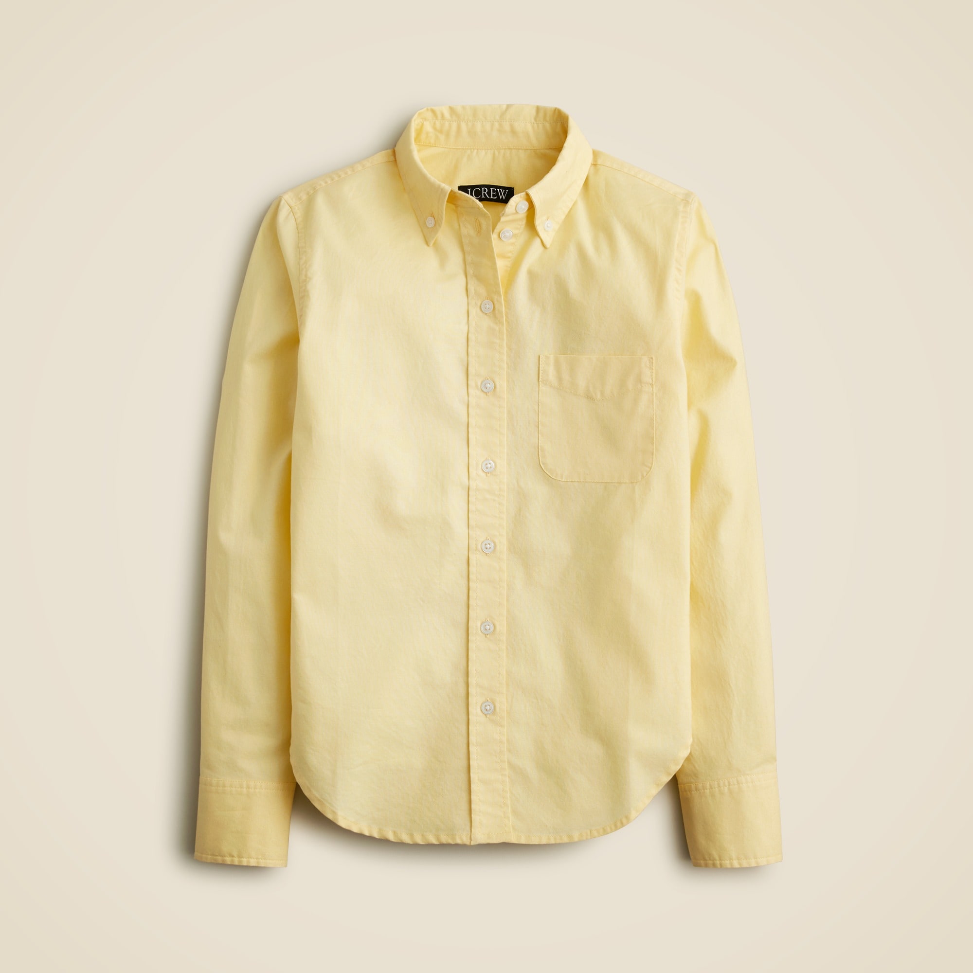  Shrunken button-up shirt in broken-in cotton oxford