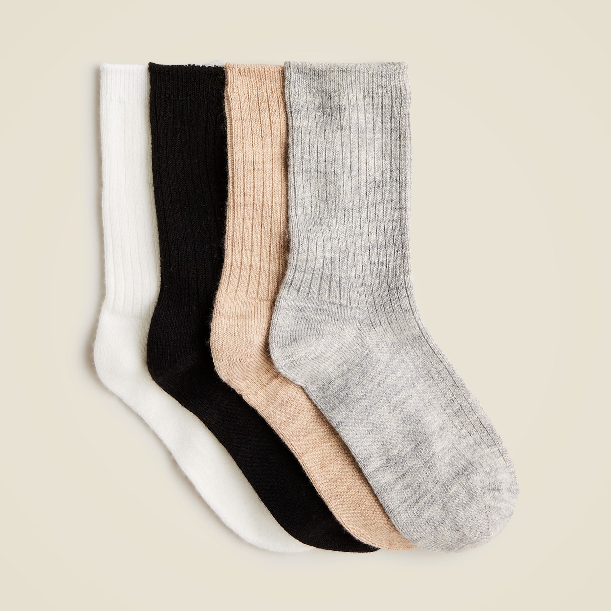  Kids' ribbed trouser socks four-pack