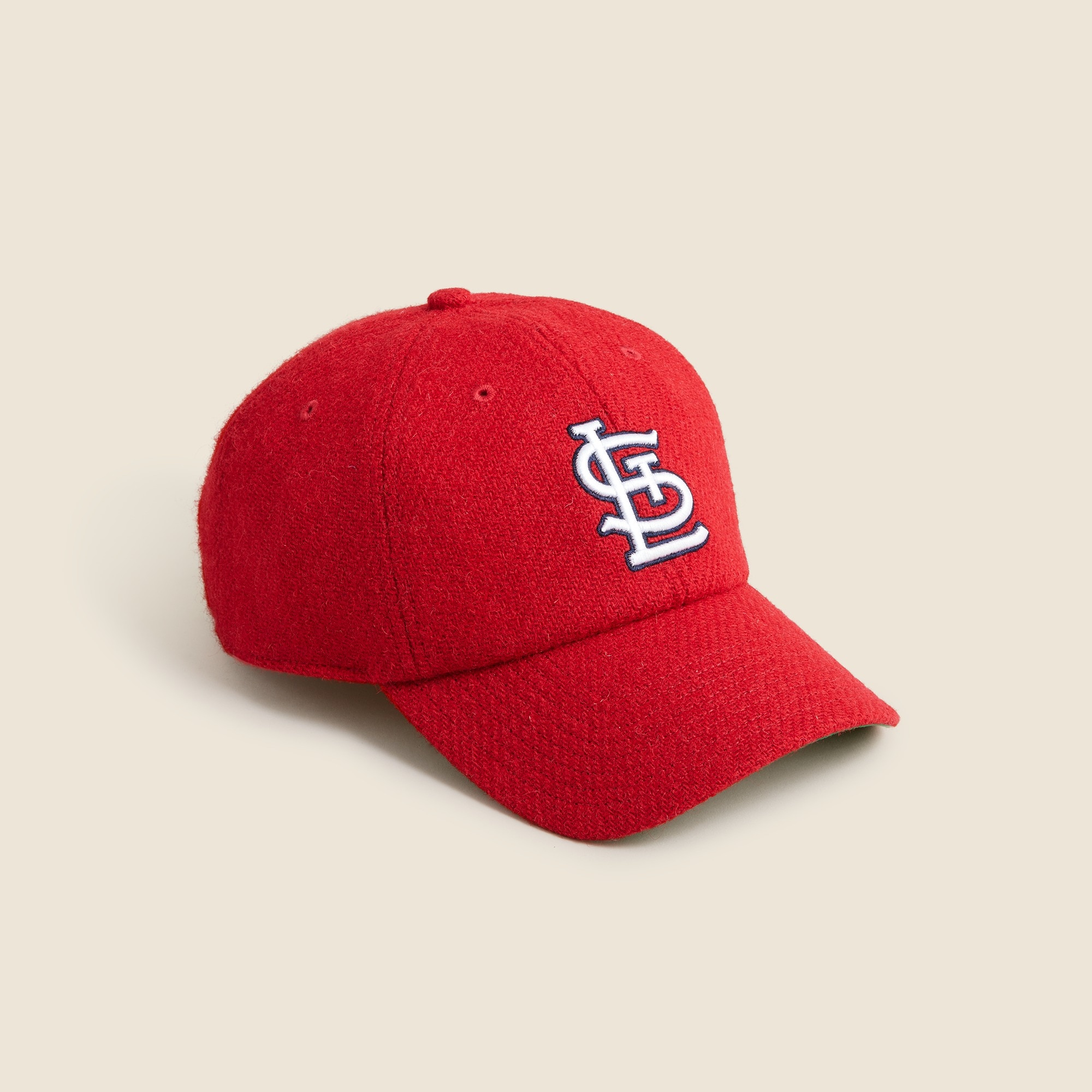 mens '47 X J.Crew Saint Louis Cardinals cleanup cap in Harris Tweed&reg;