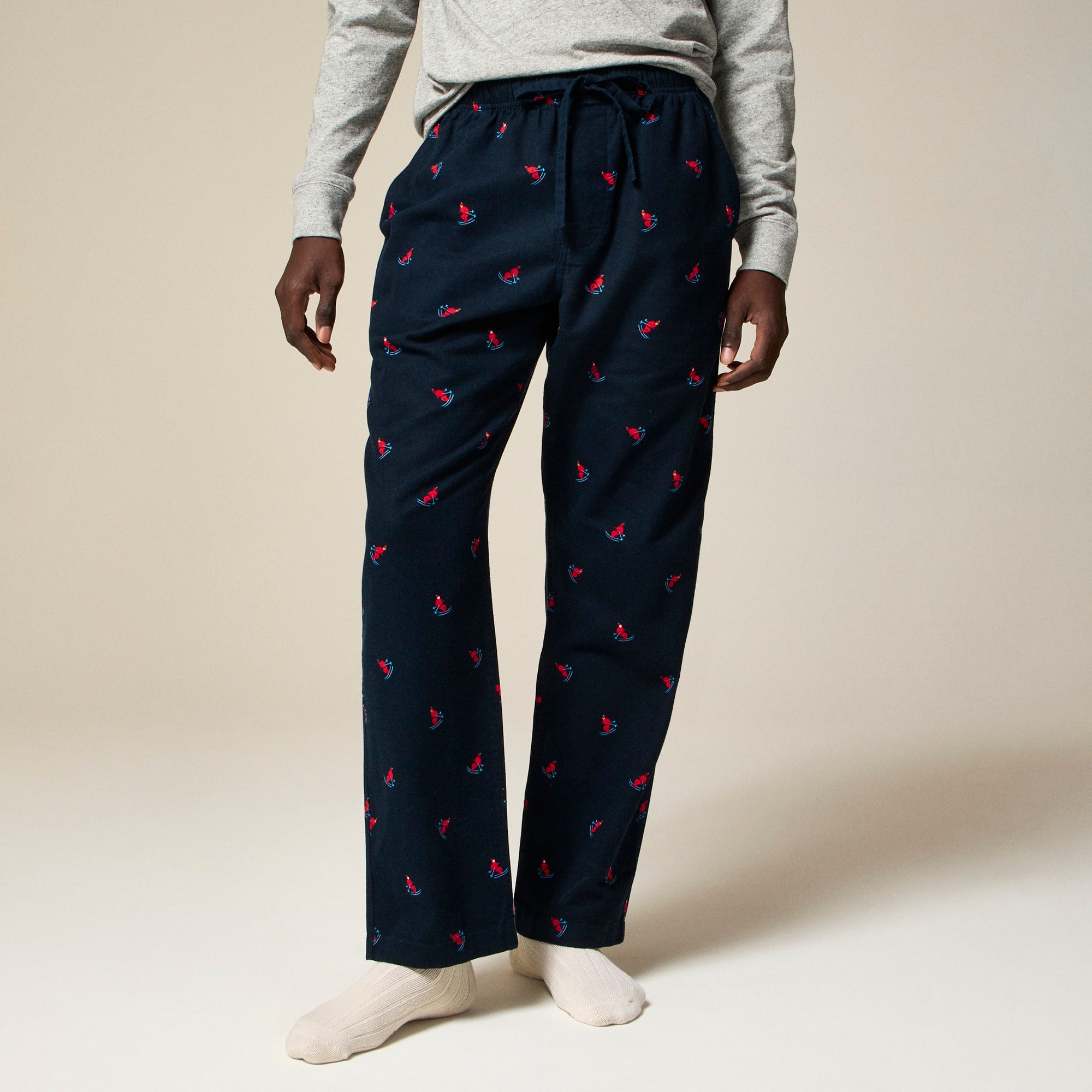 mens Flannel pajama pant in print