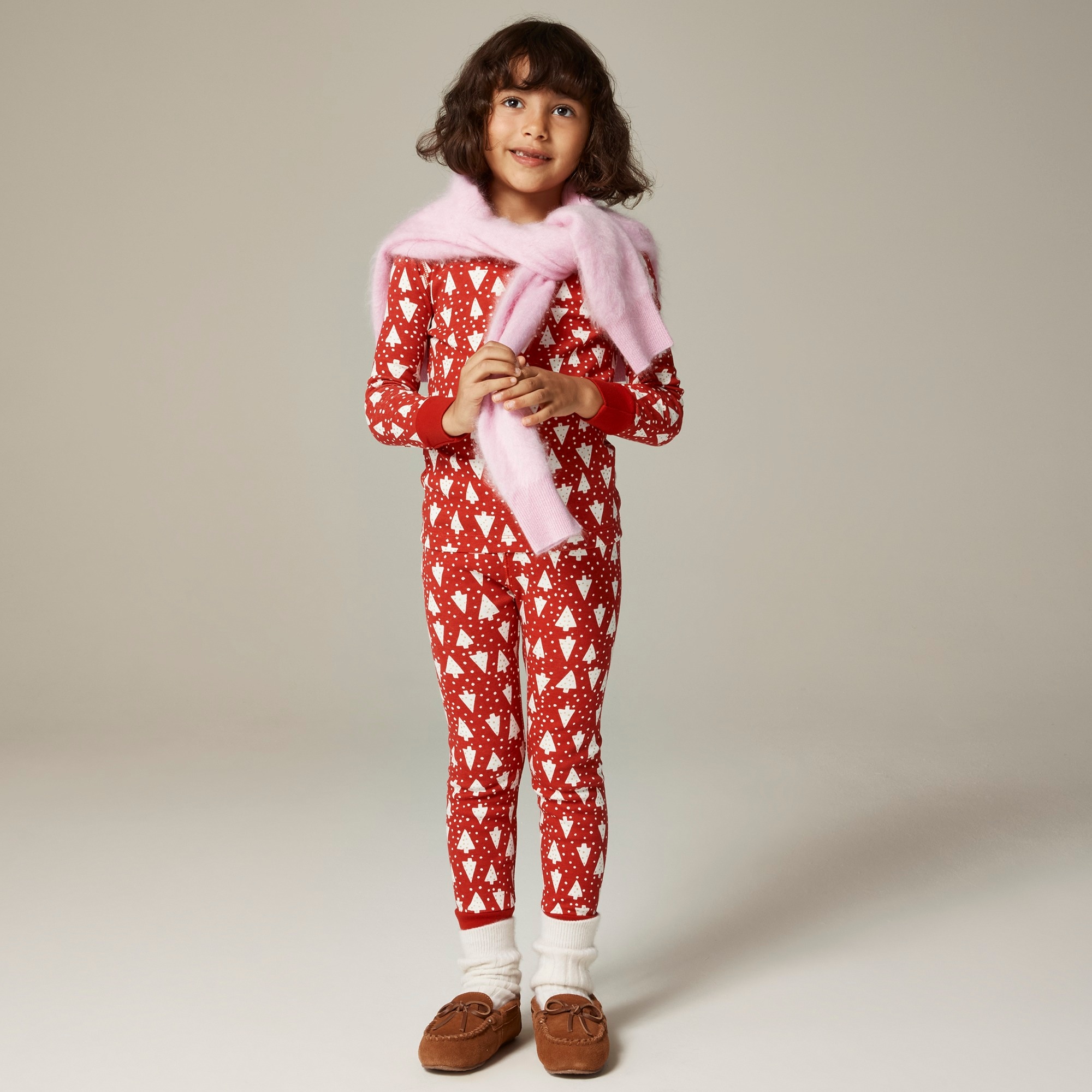 girls Girls' long-sleeve printed sleep set