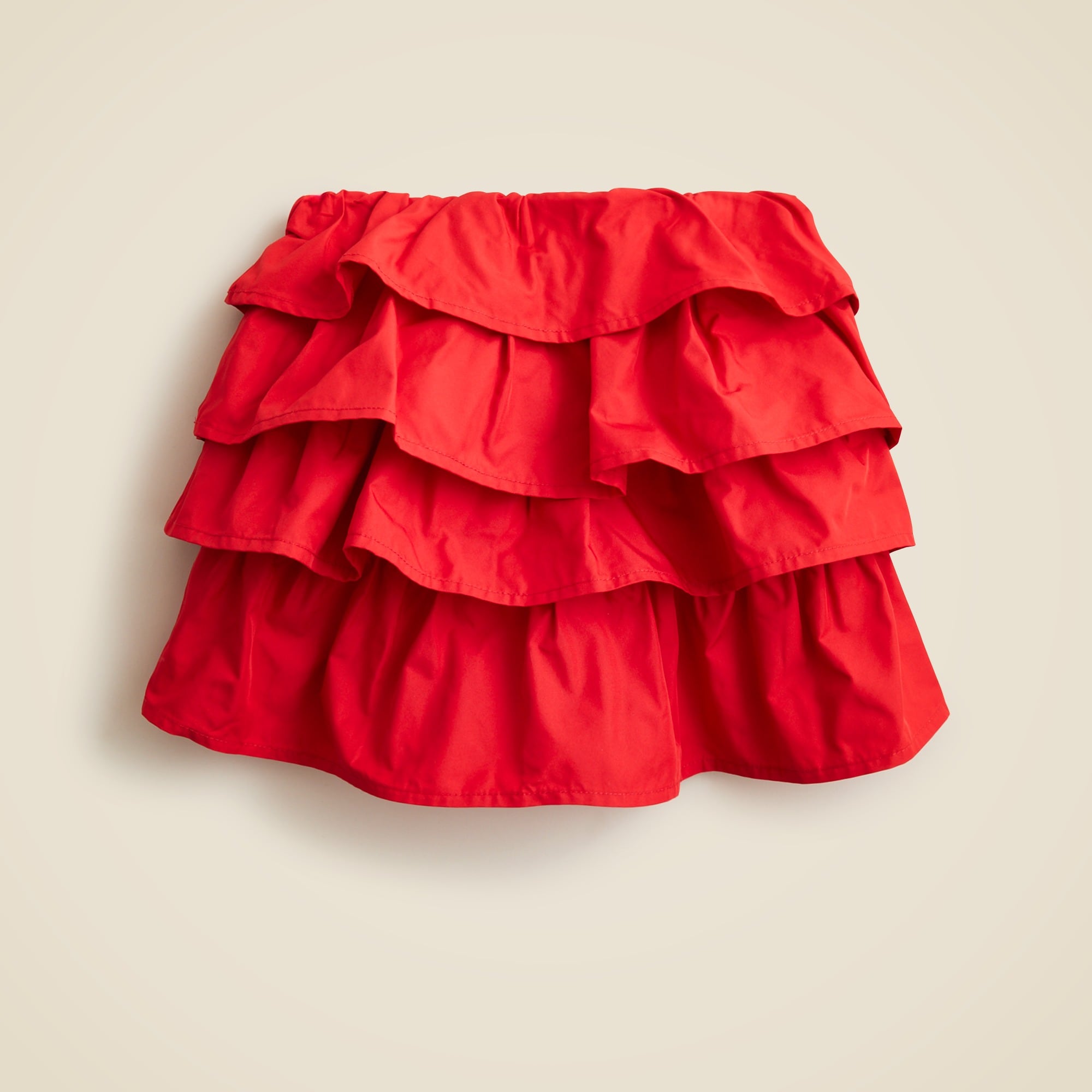 girls Girls' tiered taffeta skirt