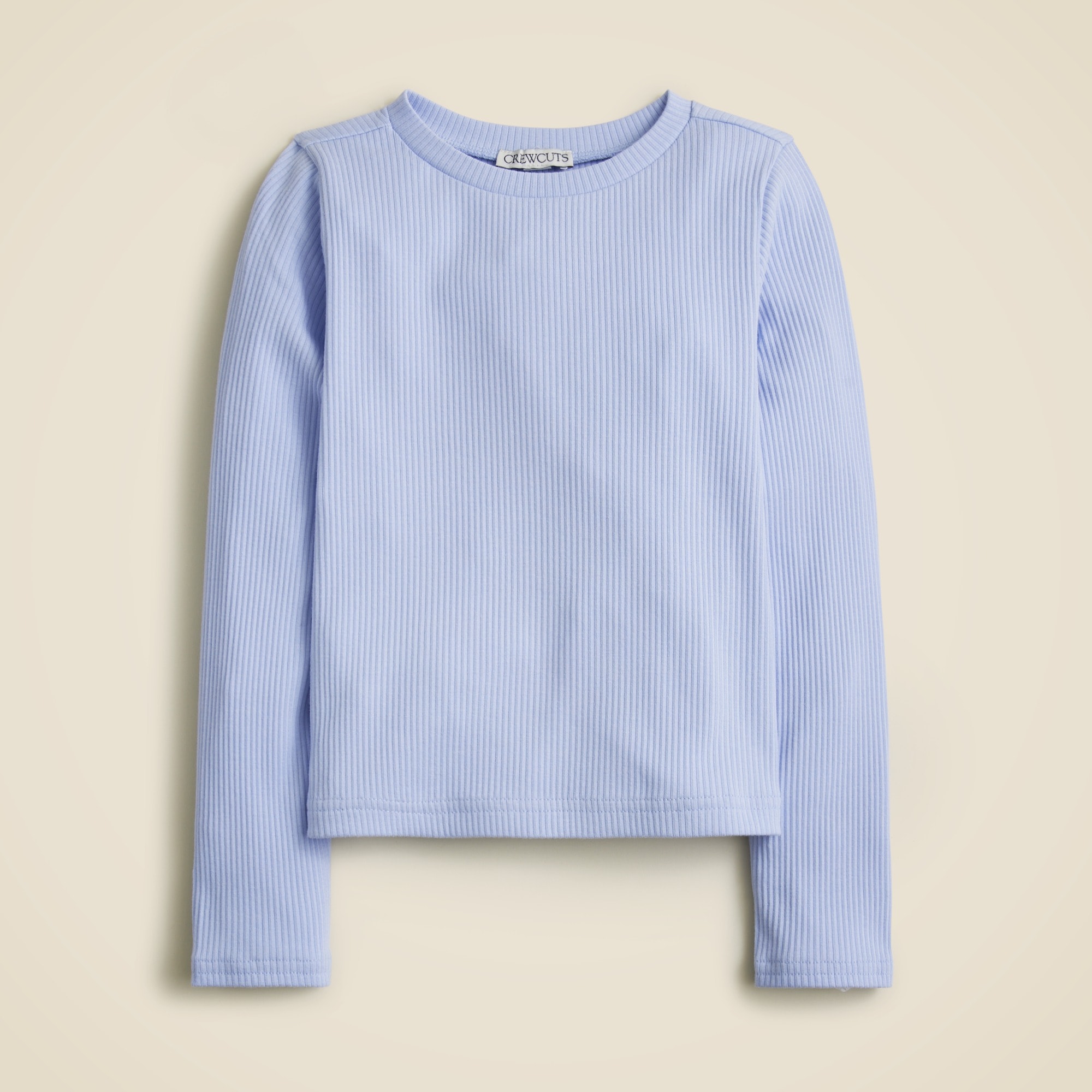 girls Girls' long-sleeve everyday T-shirt in vintage rib