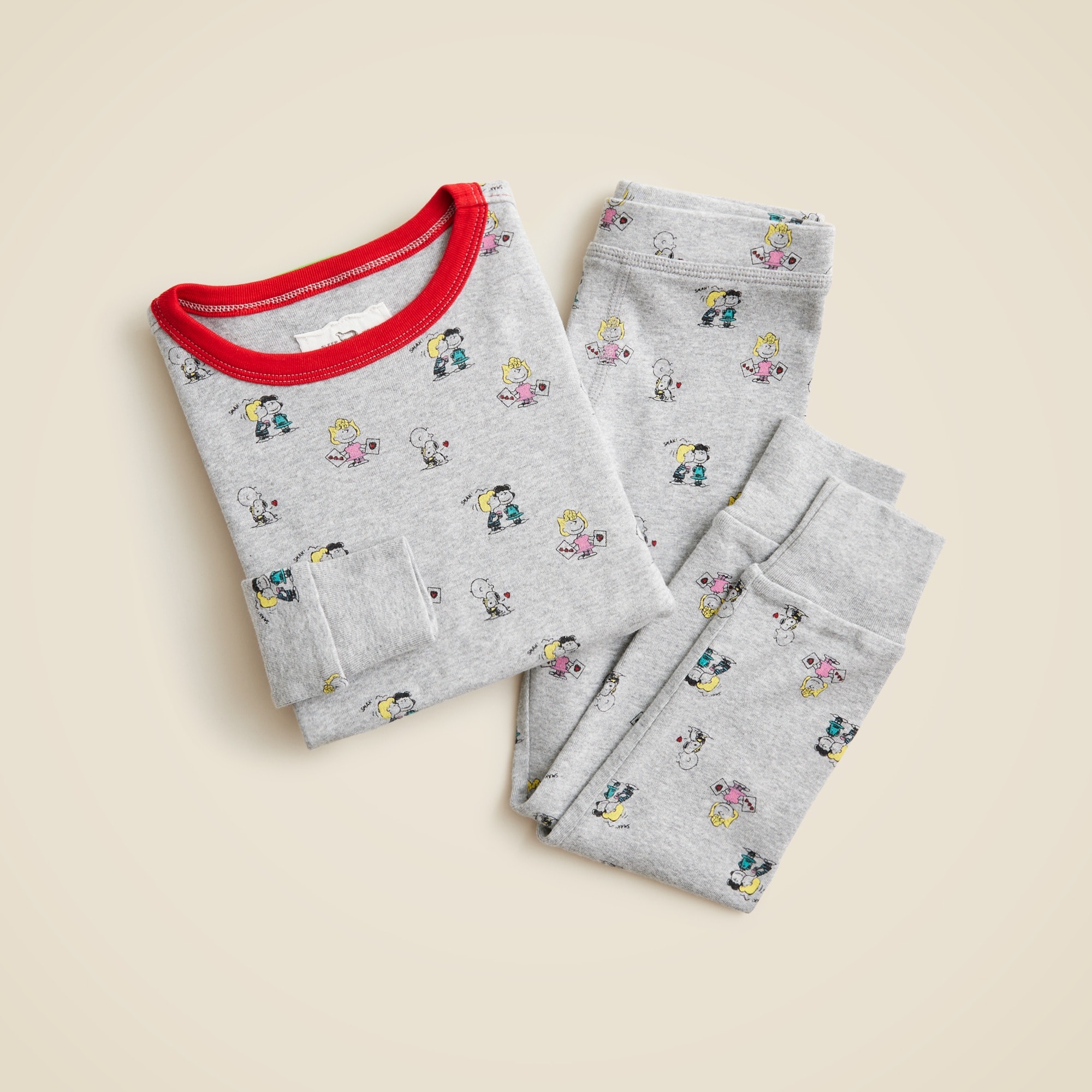 boys Kids' Peanuts&reg; X Crewcuts Snoopy and gang long-sleeve pajama set