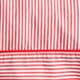 Pajama pant set in striped cotton poplin CANDY APPLE