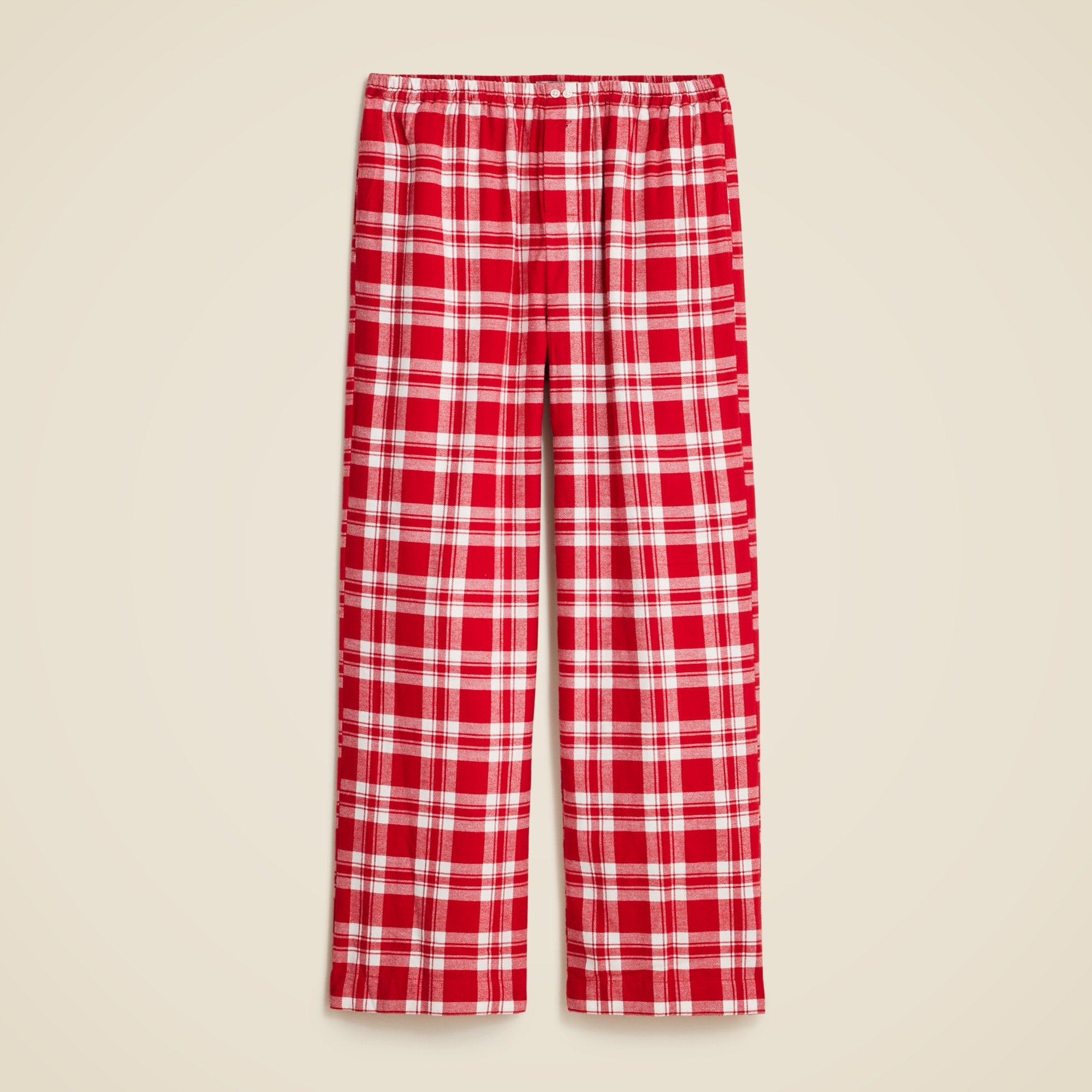  Pajama pant in plaid cotton flannel