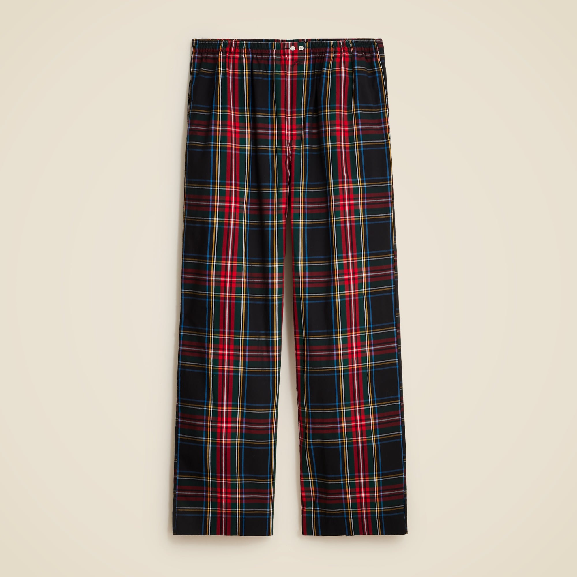  Pajama pant in Stewart tartan cotton poplin