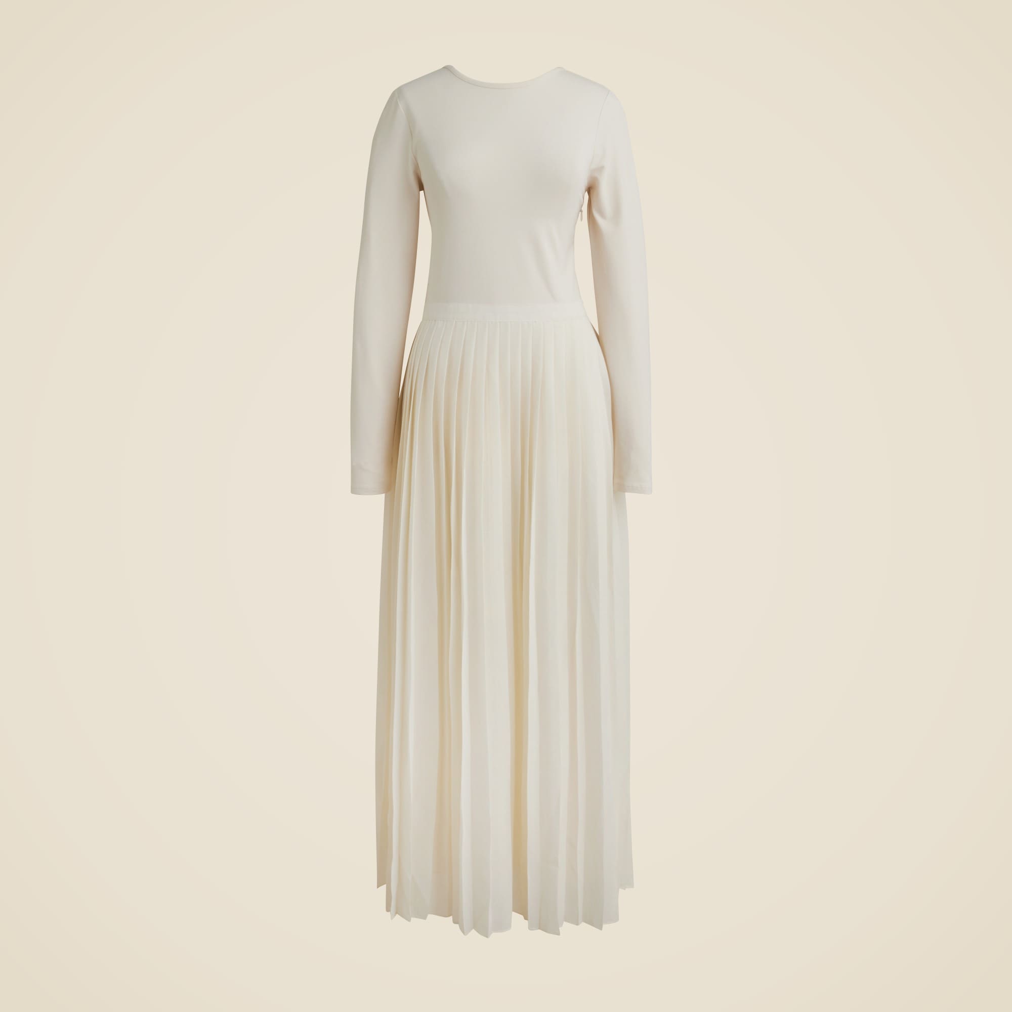  Pleated ballet dress in stretch cotton-blend