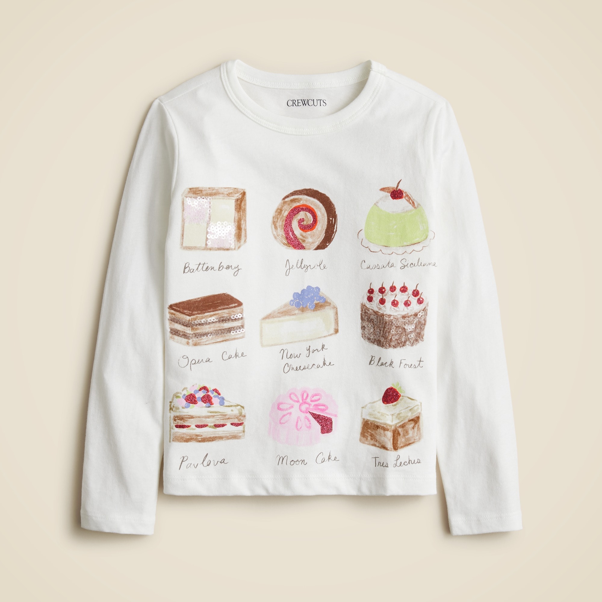 girls Girls' cake graphic T-shirt