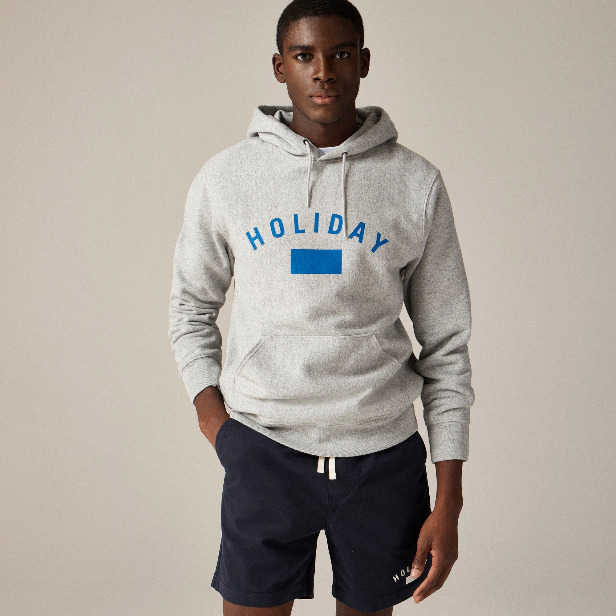  Limited-edition Holiday X J.Crew heritage 14 oz. fleece graphic hoodie