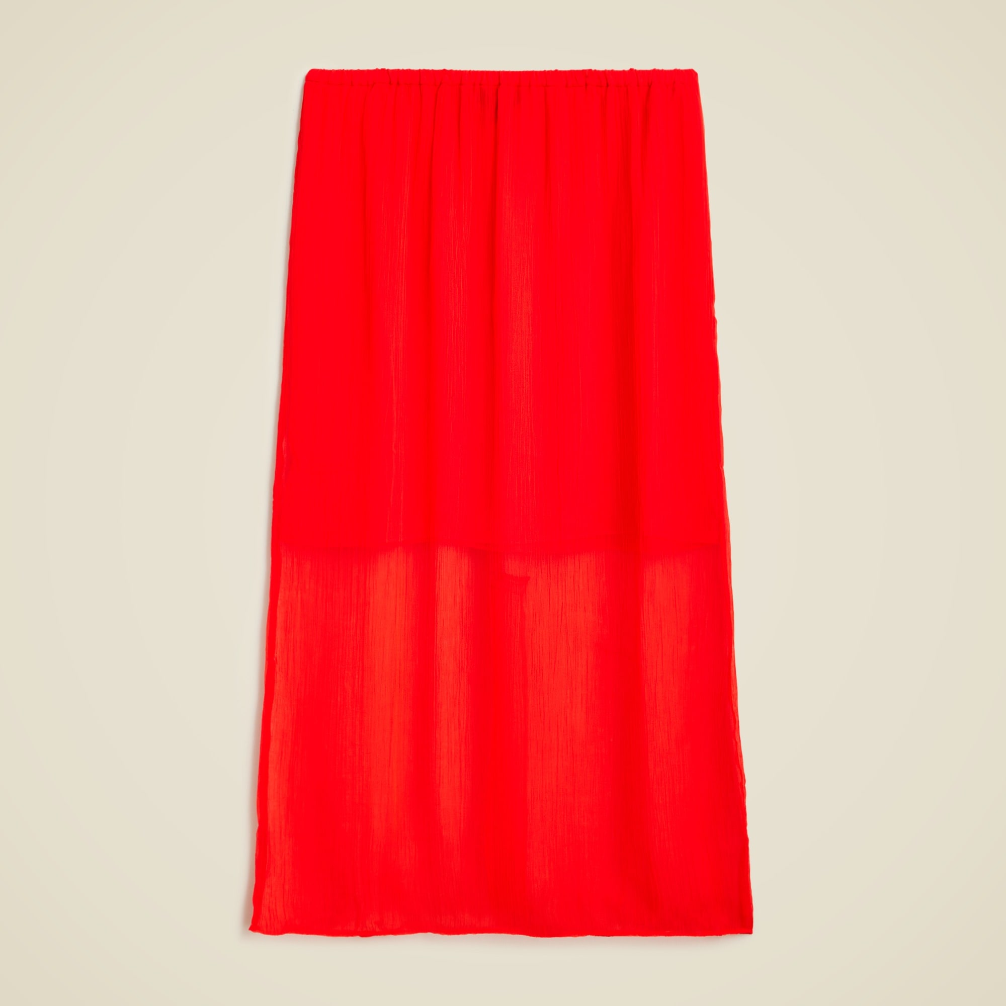  Gwyneth layered slip skirt in crinkle chiffon