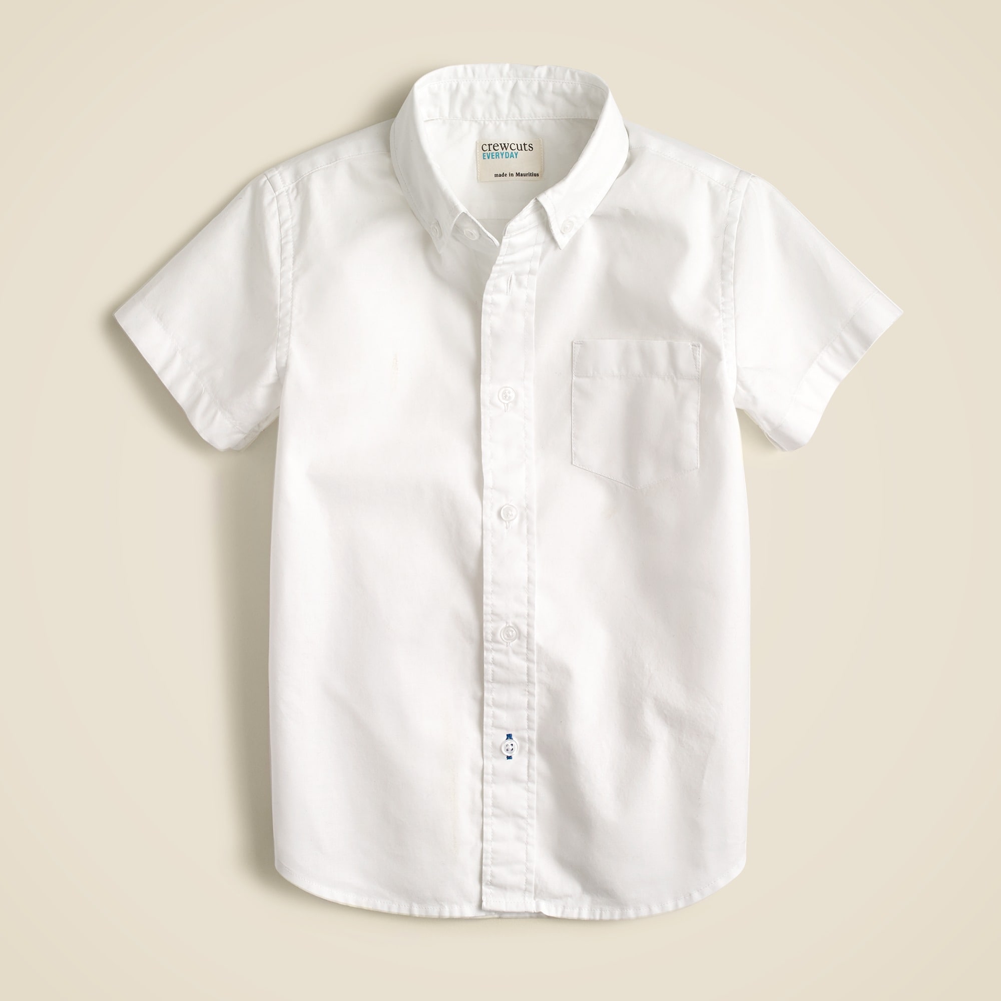 boys Kids&apos; short-sleeve stretch poplin button-down