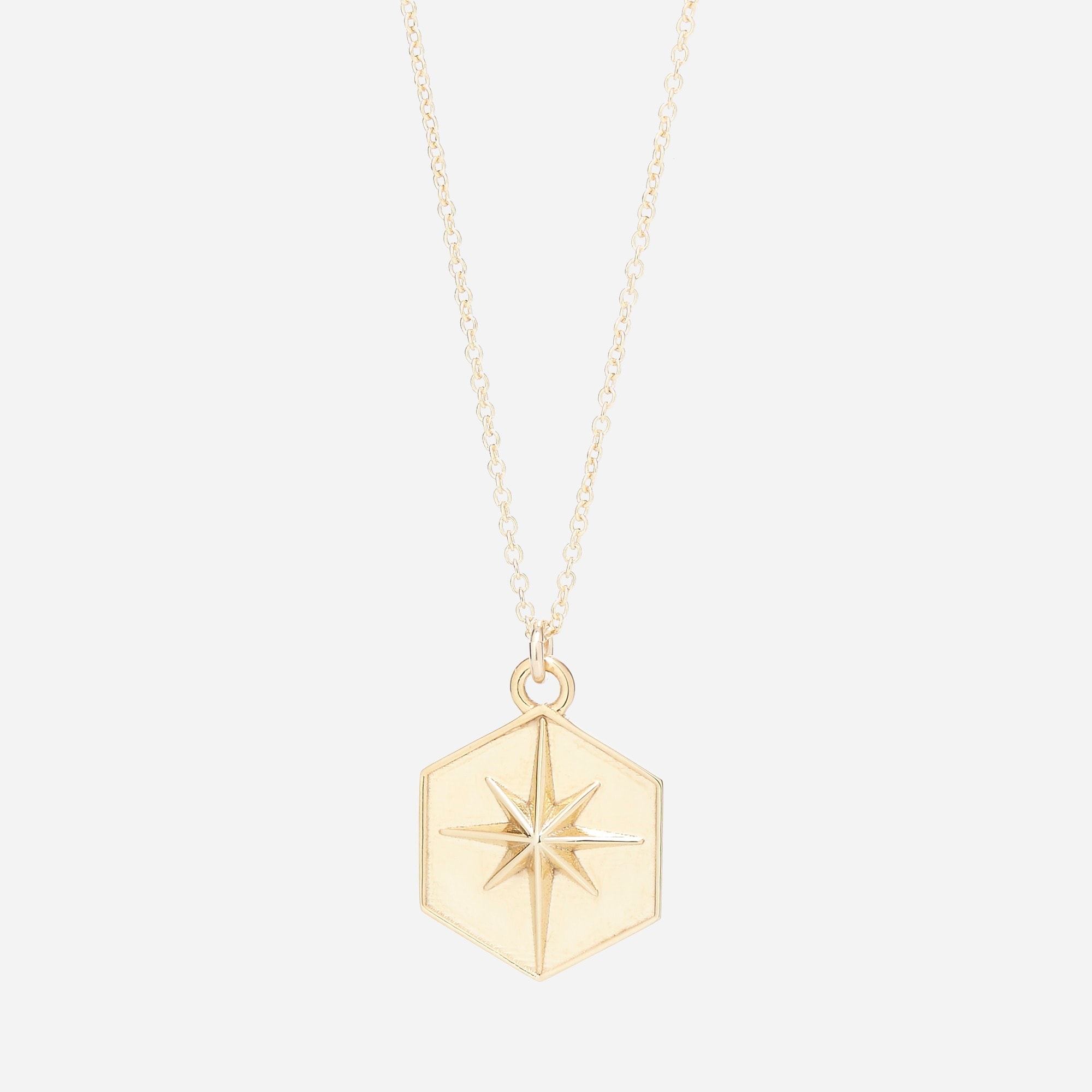 womens TALON JEWELRY North Star hexagon pendant