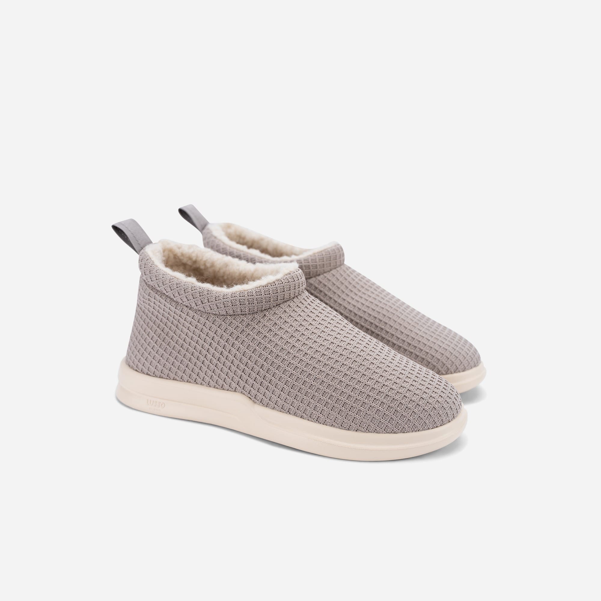 mens LUSSO CLOUD&trade; GURU SHERP waffle slip-ons