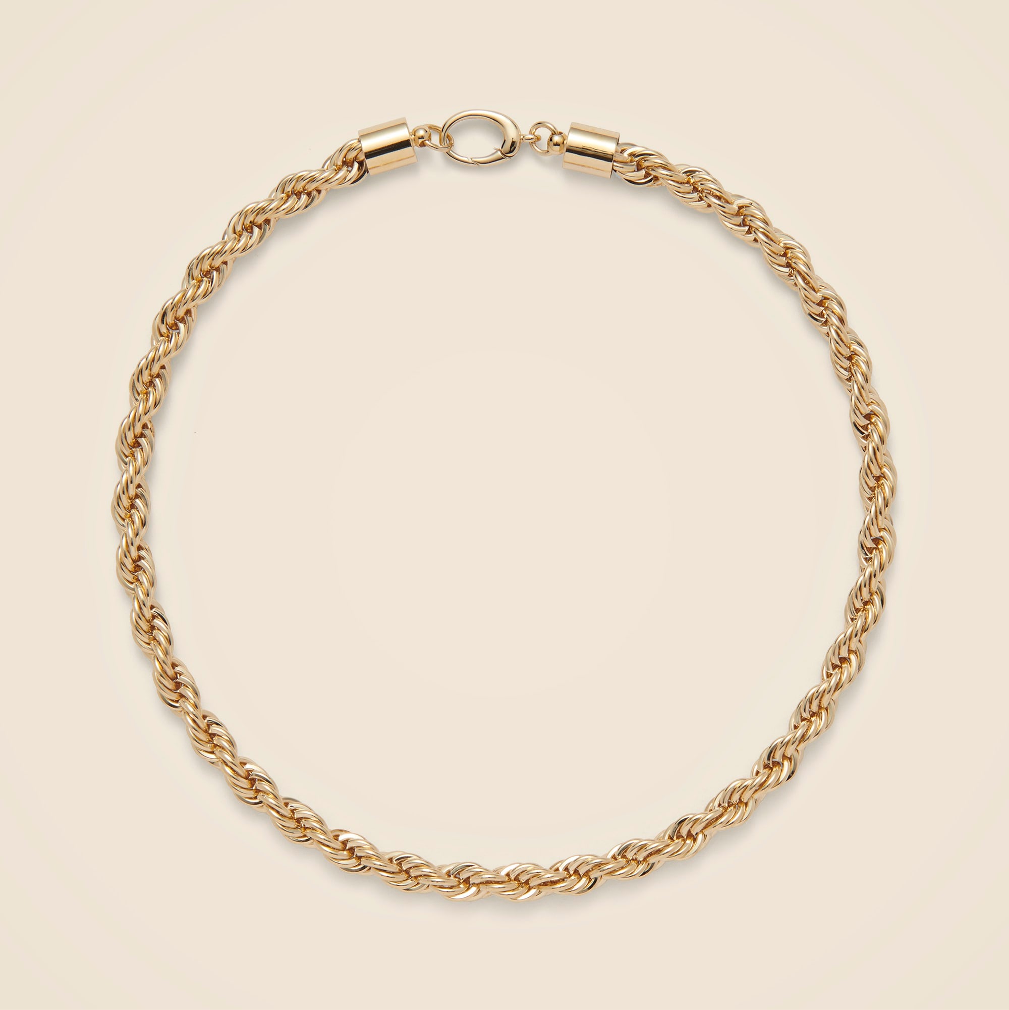 womens Lady Grey XL rope chain necklace