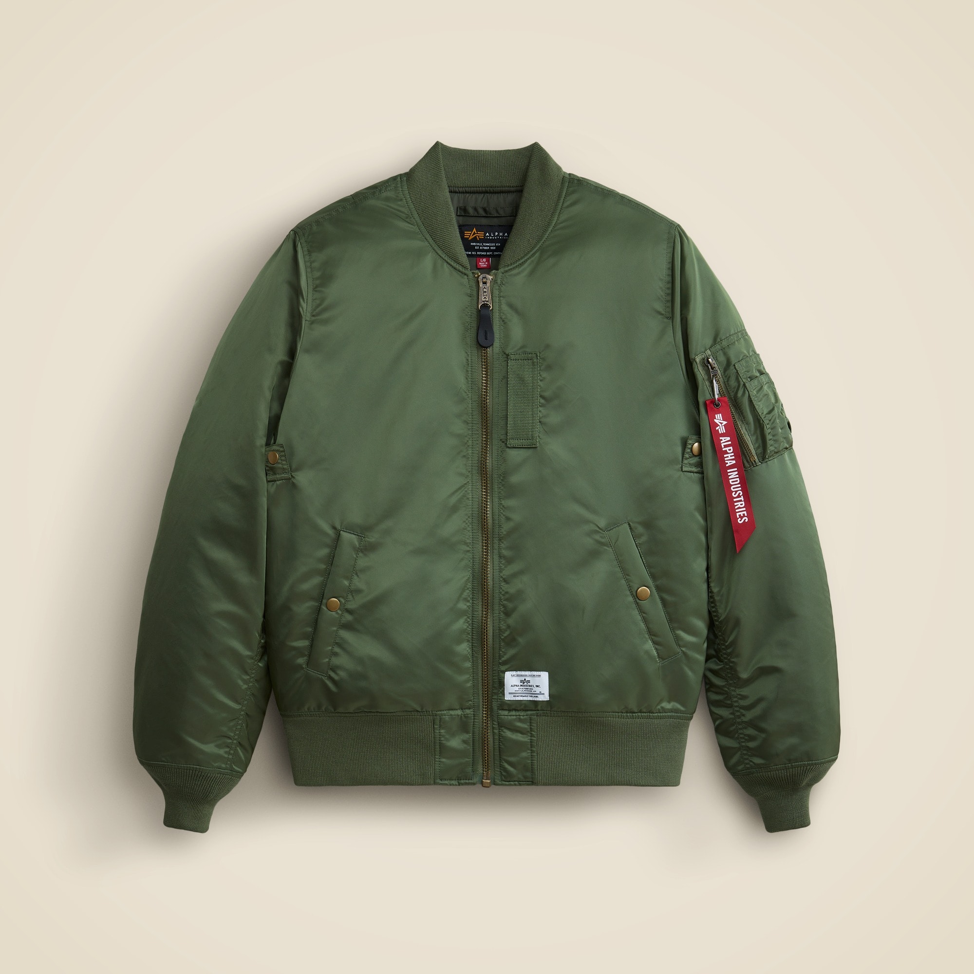  Men's Alpha Industries&reg; MA-1 mod flight jacket