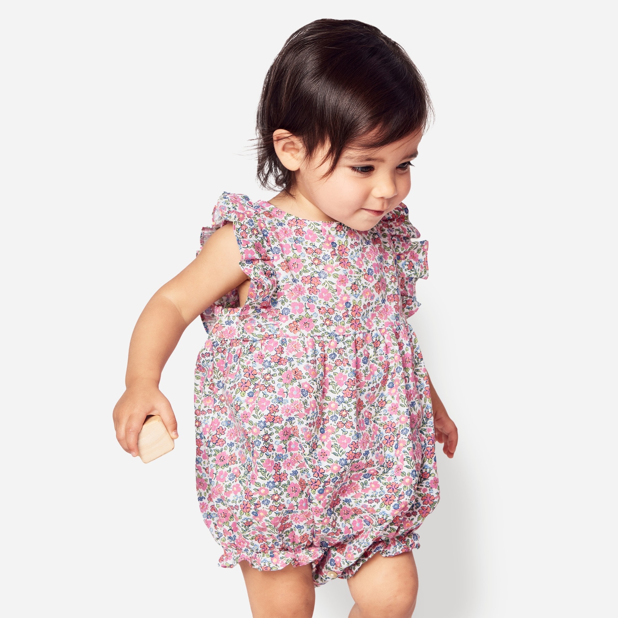 girls Petite Plume&trade; infants' ruffle romper